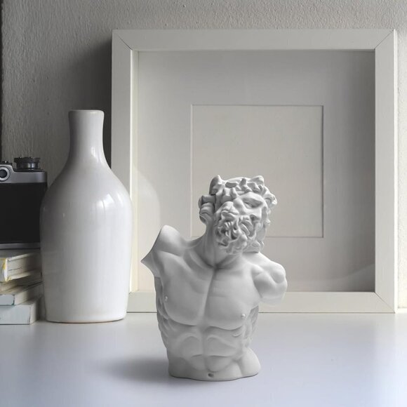Art Decor Resin Laocoon Bust Greek Sculpture Roman Mythology 5.5"  Inches - Picture 2 of 6